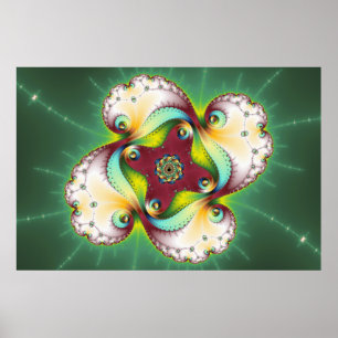 Subltle Glow - Fraktal Art Poster