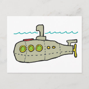 Submarine Postkarte