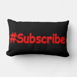 "#Subscribe" Niedliches Design. Jetzt kaufen Lendenkissen