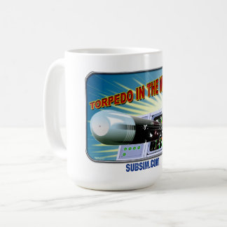 SUBSIM Torpedo dans l'eau 15. oz mug