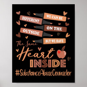 Substanzmissbrauchsberater Schwarzgeschichte Monat Poster