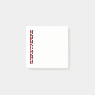 Substitute Teacher Post-it Klebezettel