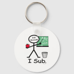 Substitute Teacher Schlüsselanhänger