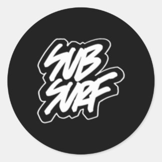 Subsurfer für runder aufkleber