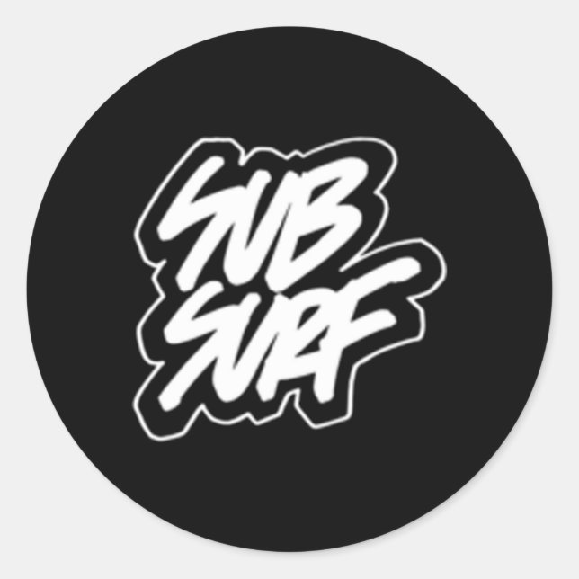 Subsurfer für runder aufkleber (Vorderseite)