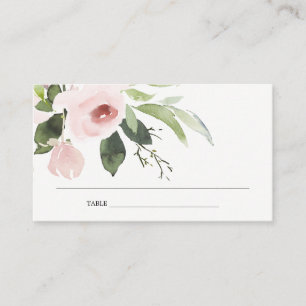 SUBTENT BLUSH PINK ROSE BRAUTPARTY PLATZKARTE VISITENKARTE
