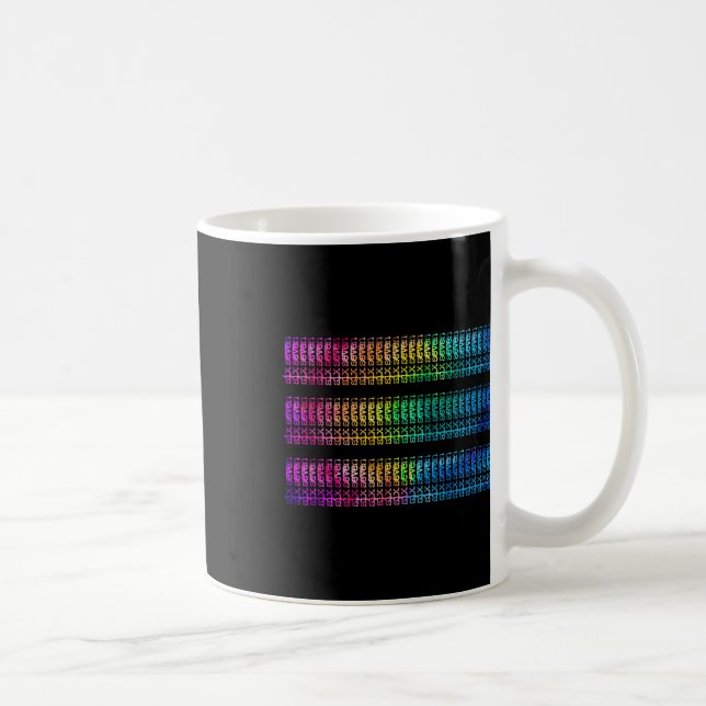 Subtile 67 Six Seven Brainrot versteckte Nachricht Kaffeetasse (Rechts)