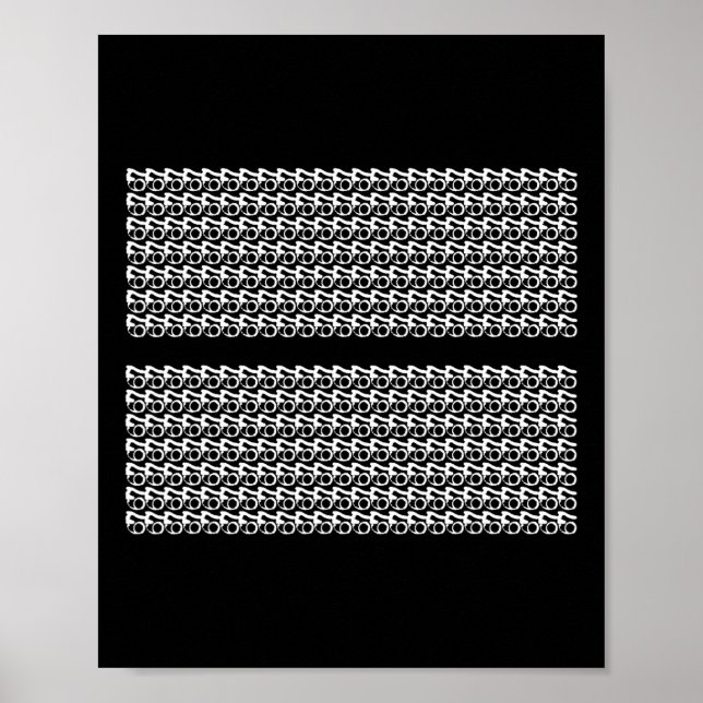 Subtile 67 Six Seven Brainrot versteckte Nachricht Poster (Vorne)