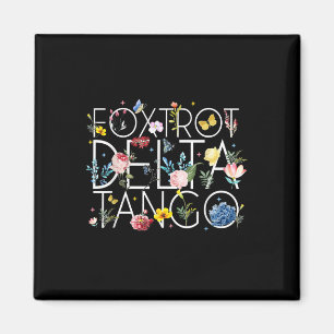 Subtile Anti Trump 86 47 Floral Boho Style Magnet