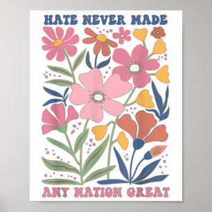 Subtile Anti-Trump-Blume gegen Trump Poster