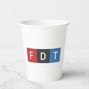 Subtile Anti-Trump FDT Anti-Maga-Demokraten Pappbecher