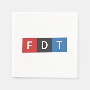 Subtile Anti-Trump FDT Anti-Maga-Demokraten Serviette