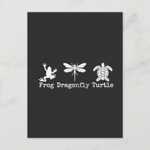 Subtile Anti-Trump FDT Anti-Maga-Froschschildkröte Ankündigungspostkarte