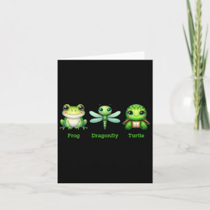 Subtile Anti-Trump Politischer Humor Frog Dragonfl Karte