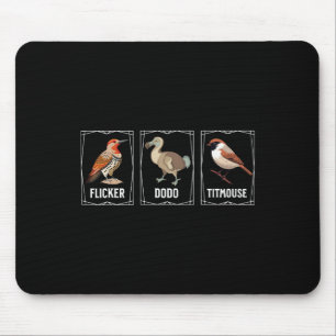 Subtile Bird Anti Trump Shirt Bird Flicker Dodo Ti Mousepad