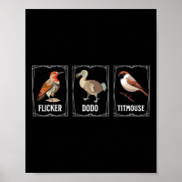 Subtile Bird Anti Trump Shirt Bird Flicker Dodo Ti