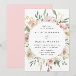 Subtile Blooms | Hochzeit Einladung
