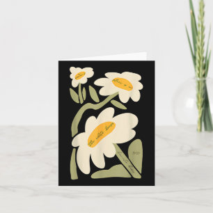 Subtile Blume Kamala Harris Boho Floral Karte