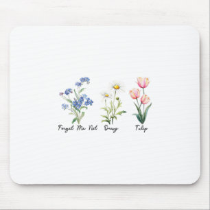 Subtile Blüten 8647 Trump Blumen Vergissmeinnicht Mousepad