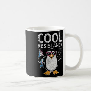 Subtile Coole Widerstandskraft - Pinguin - Protest Kaffeetasse