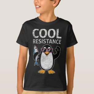 Subtile Coole Widerstandskraft - Pinguin - Protest T-Shirt