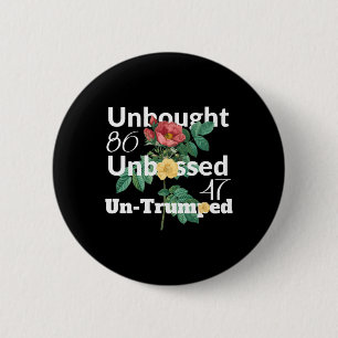 Subtile Floral unverkauft, unbesessen, ungetrübt.  Button