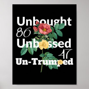 Subtile Floral unverkauft, unbesessen, ungetrübt.  Poster