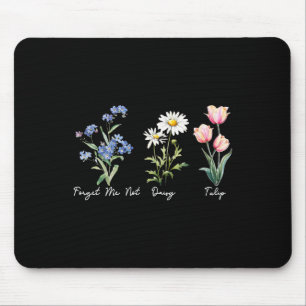 Subtile Florale 8647 Trump-Blumen Vergissmeinnicht Mousepad