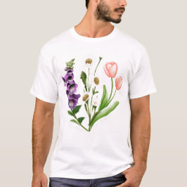 Subtile florale Anti-Trump-Shirt-Blume Foxglove T-Shirt