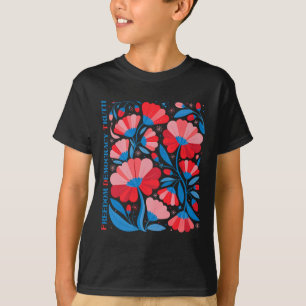 Subtile Freiheit Demokratie Wahrheit Boho Floral 4 T-Shirt