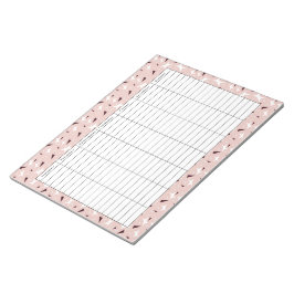 Subtile Geo-Sterne und -Dreiecke – Rosa Notizblock