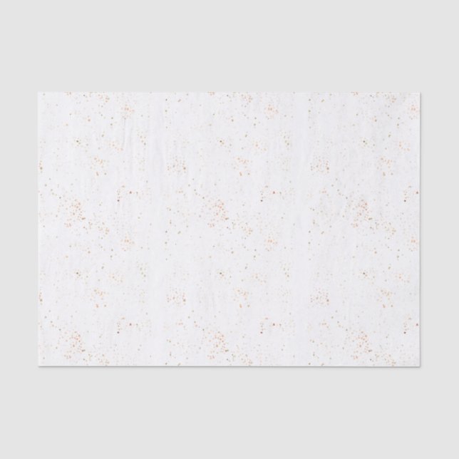 Subtile goldfarbene Punktepapiere Seidenpapier (Vorderseite)