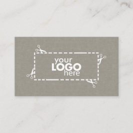 Subtile Imitate Textur & Logo Visitenkarte