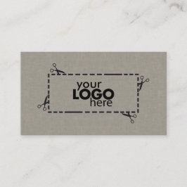 Subtile Imitate Textur & Logo Visitenkarte