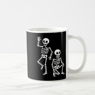 Subtile Party Skelette Halloween Clic Funny Spooky Kaffeetasse
