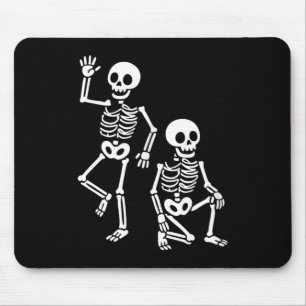 Subtile Party Skelette Halloween Clic Funny Spooky Mousepad