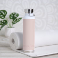 Subtile rosa Bezeichnung auf weich blütenfarbene,