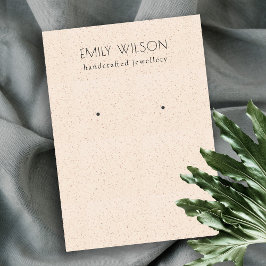 Subtile Rosa Keramik Textur Ohranzeige Visitenkarte