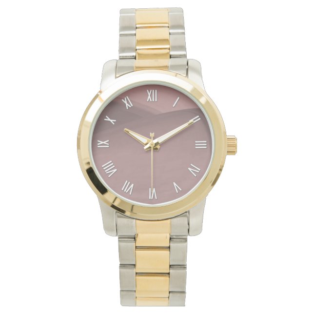 Subtile Sangria Roman Numerals Armbanduhr (Vorderseite)