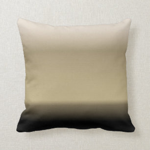 Subtile Schatten der Beige, zum von Ombre Steigung Kissen