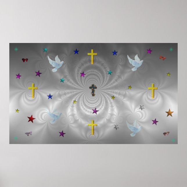 Subtile Shades von Jesus Poster (Vorne)