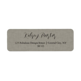 Subtile Textur, benutzerdefinierbares Adressetiket