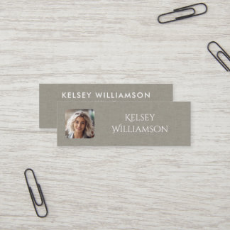 Subtile Textur Foto Mini Business Card Mini Visitenkarte