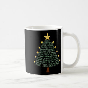 Subtiler Anti-Trump-lustiger-Christbaum Kaffeetasse