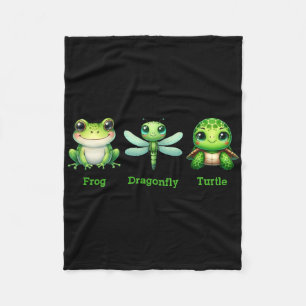 Subtiler Anti-Trump politischer Humor Frosch Libel Fleecedecke