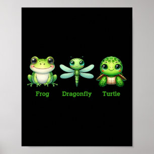 Subtiler Anti-Trump politischer Humor Frosch Libel Poster