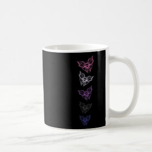 Subtiler Genderfluid-Stolz-Goth-Schmetterling, Nic Kaffeetasse