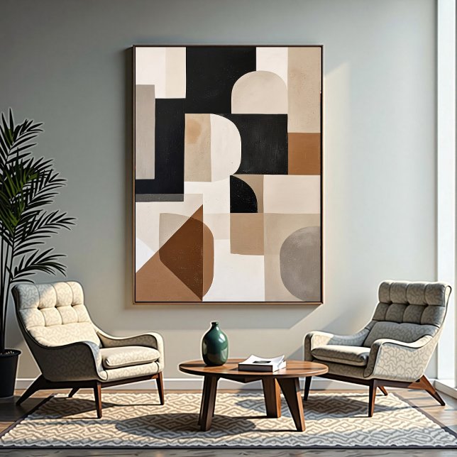 Subtiler geometrischer Rhythmus Poster (Von Creator hochgeladen)