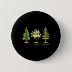 Subtiler Tannenhartriegel Tamarack Bäume Anti Trum Button