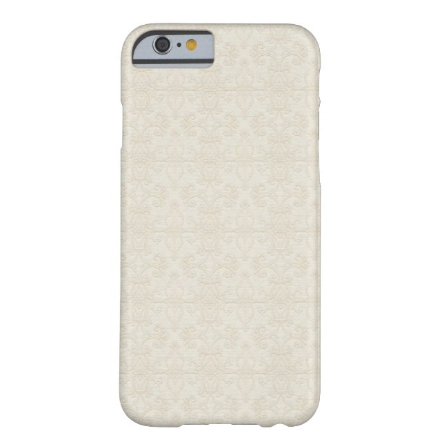 Subtiler verzierter Damast strukturierter iPhone 6 Case-Mate iPhone Hülle (Rückseite)